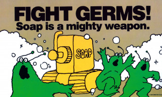 Fight Germs Reminder Card