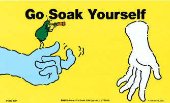 Go Soak Yourself/Torpedo A Germ Poster