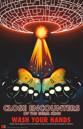 Close Encounters of the Germ Kind Poster